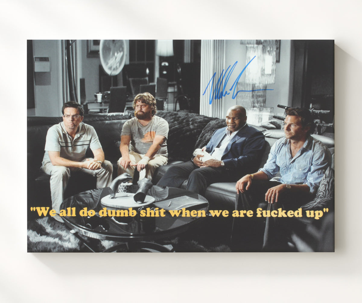 The Hangover - Mike Tyson - Himself - Living room group movie wall art 20x24 Canvas
