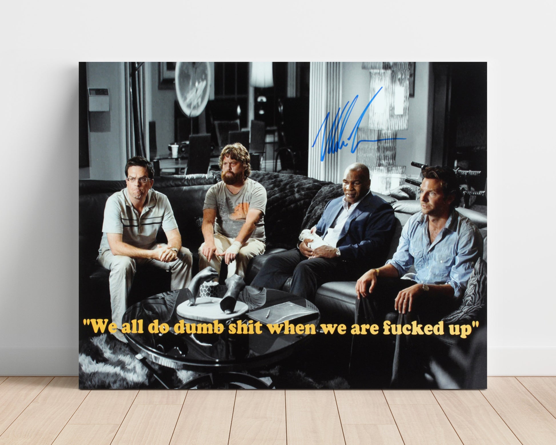 The Hangover - Mike Tyson - Himself - Living room group movie wall art 16x20 Unframed Print