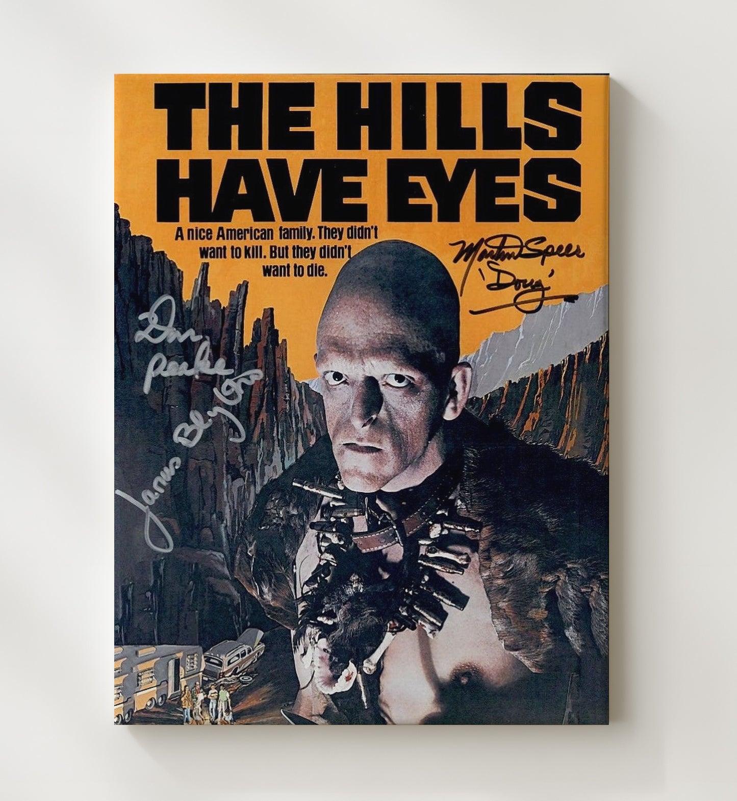 The Hills Have Eyes - Mutant Desert Stare Down movie wall art 20x24 Canvas