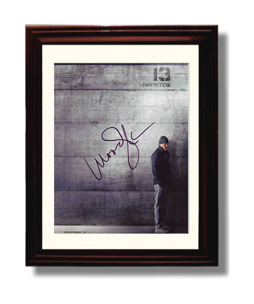 The Hunger Games - Woody Harrelson - Haymitch - District 12 Victor Stand movie wall art 8x10 Beveled Frame