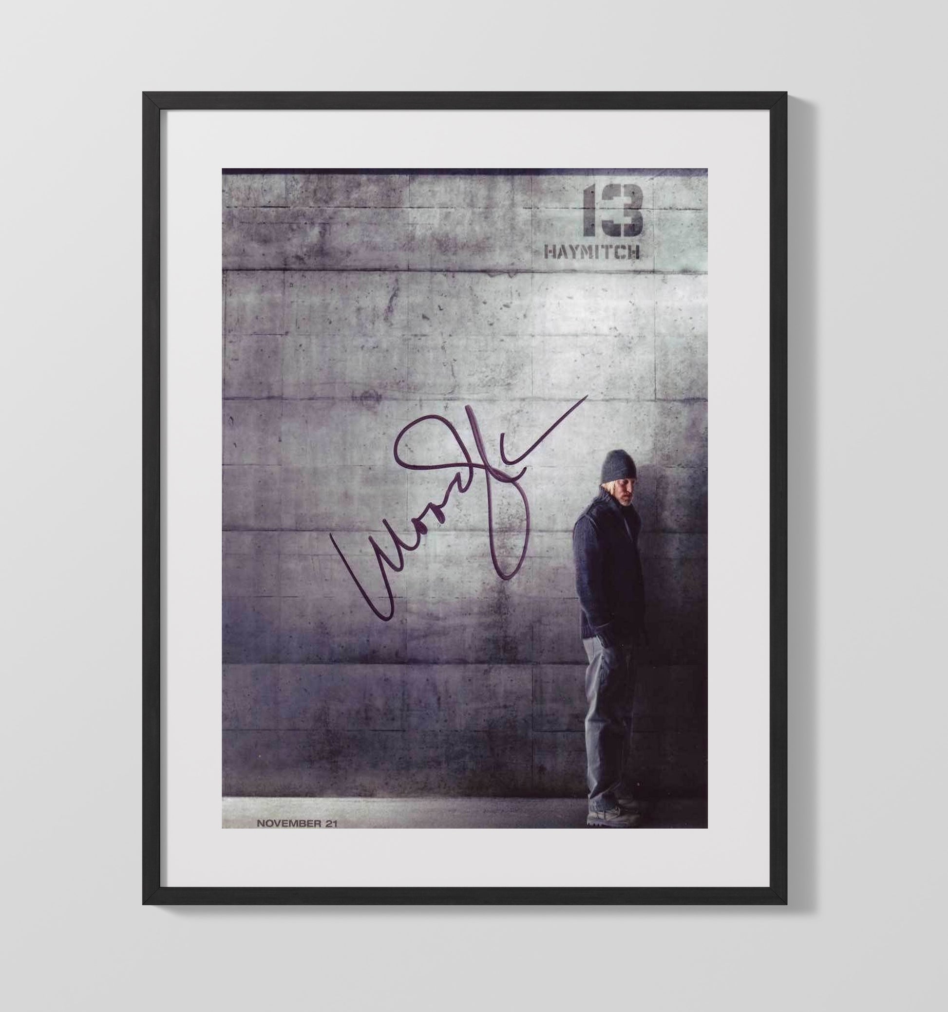 The Hunger Games - Woody Harrelson - HaymitchDistrict 12 Victor Stand Vintage Movie Wall Art - 16x20 Gallery Frame movie decor