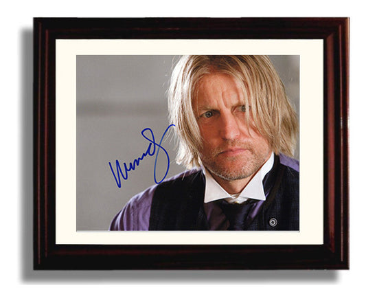 The Hunger Games - Woody Harrelson - Haymitch Abernathy - Drunken Mentor movie wall art 8x10 Beveled Frame