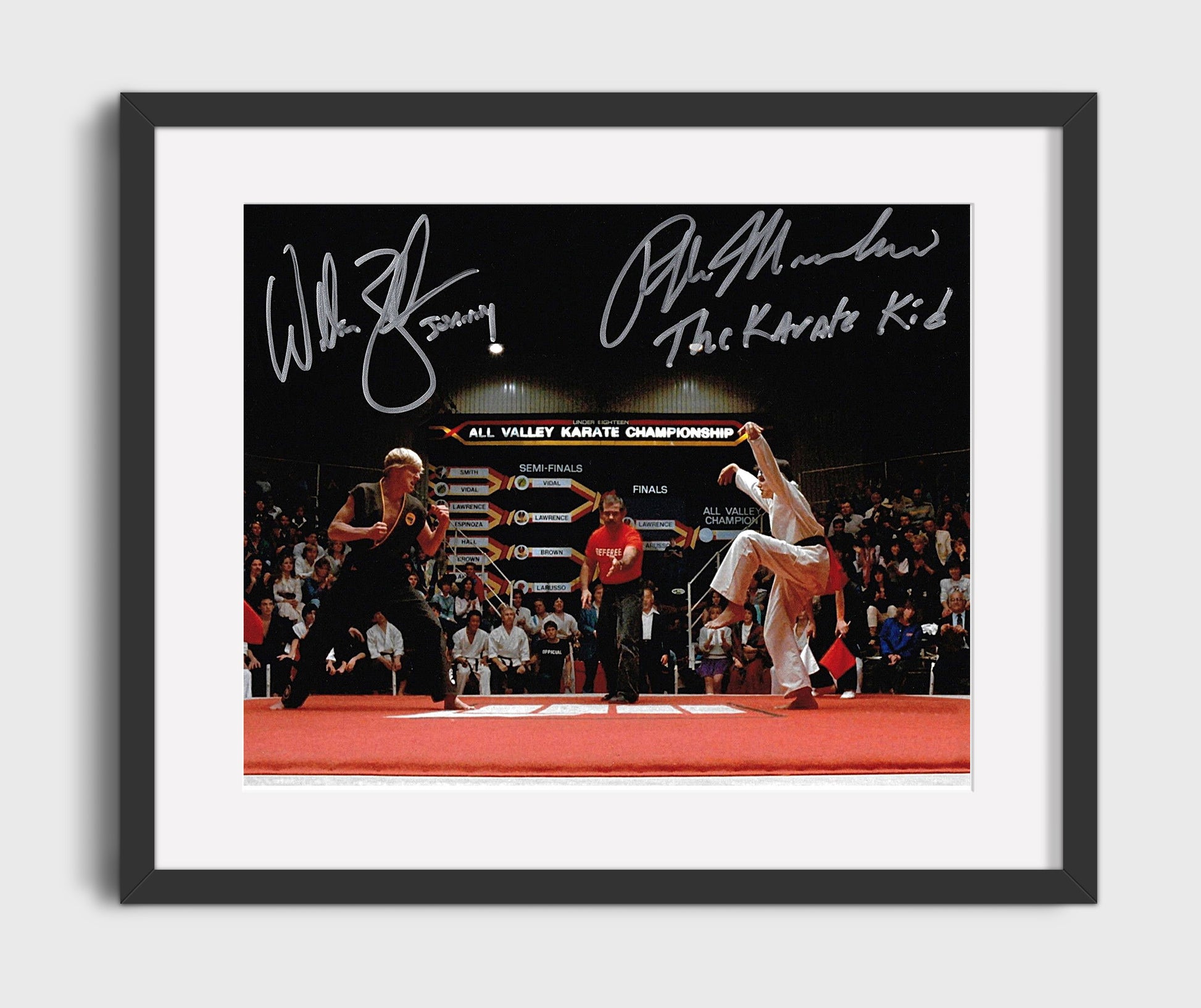 The Karate Kid - Cast - All Valley Showdown movie wall art 16x20 Gallery Frame