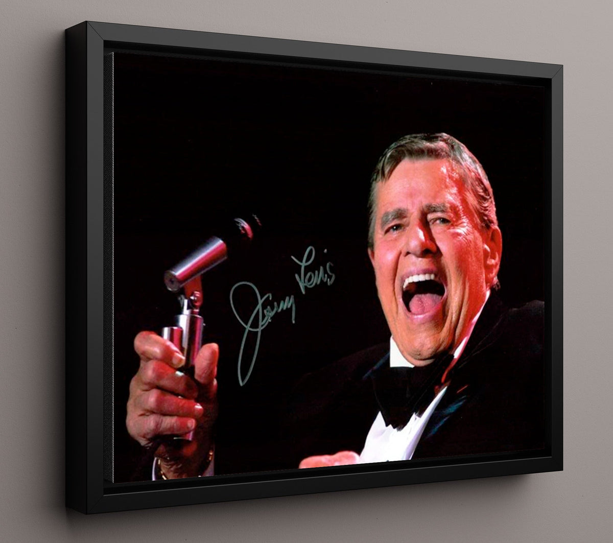 The King of Comedy - Jerry Lewis - Jerry Langford - Stage intensity movie wall art 16x20 Gallery Frame