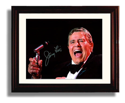 The King of Comedy - Jerry Lewis - Jerry Langford - Stage intensity movie wall art 8x10 Beveled Frame