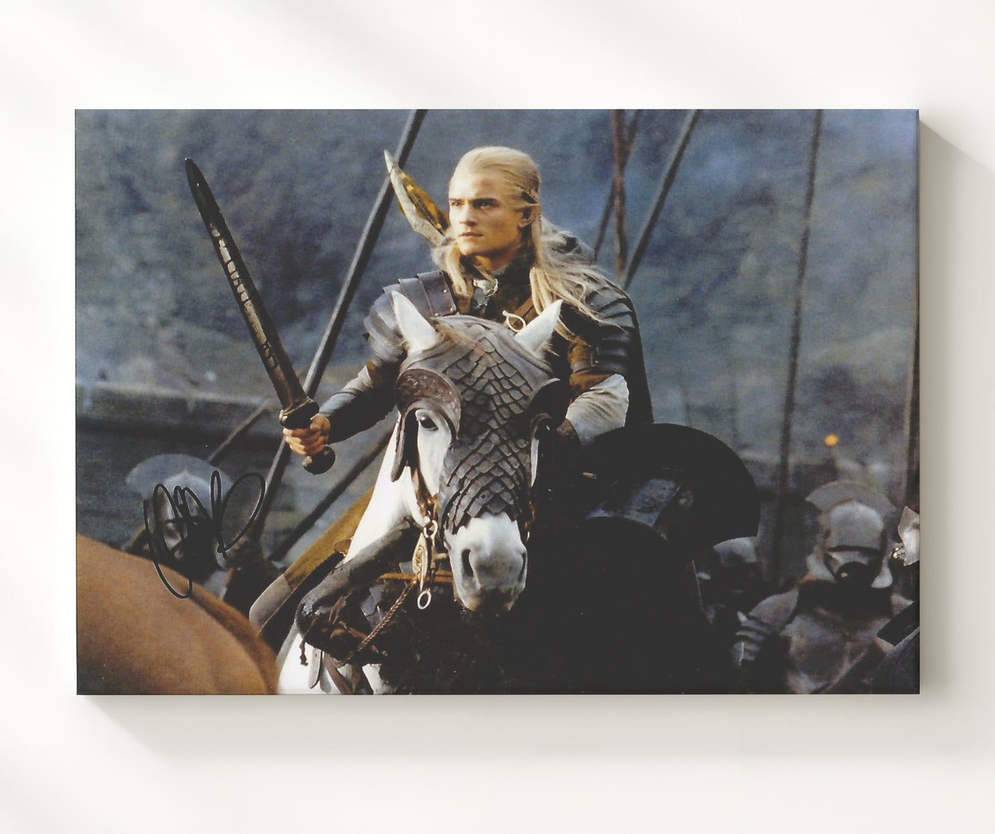The Lord of the Rings - Orlando Bloom - Legolas - Elven battle precision Vintage Movie Wall Art - 20x24 Canvas movie decor