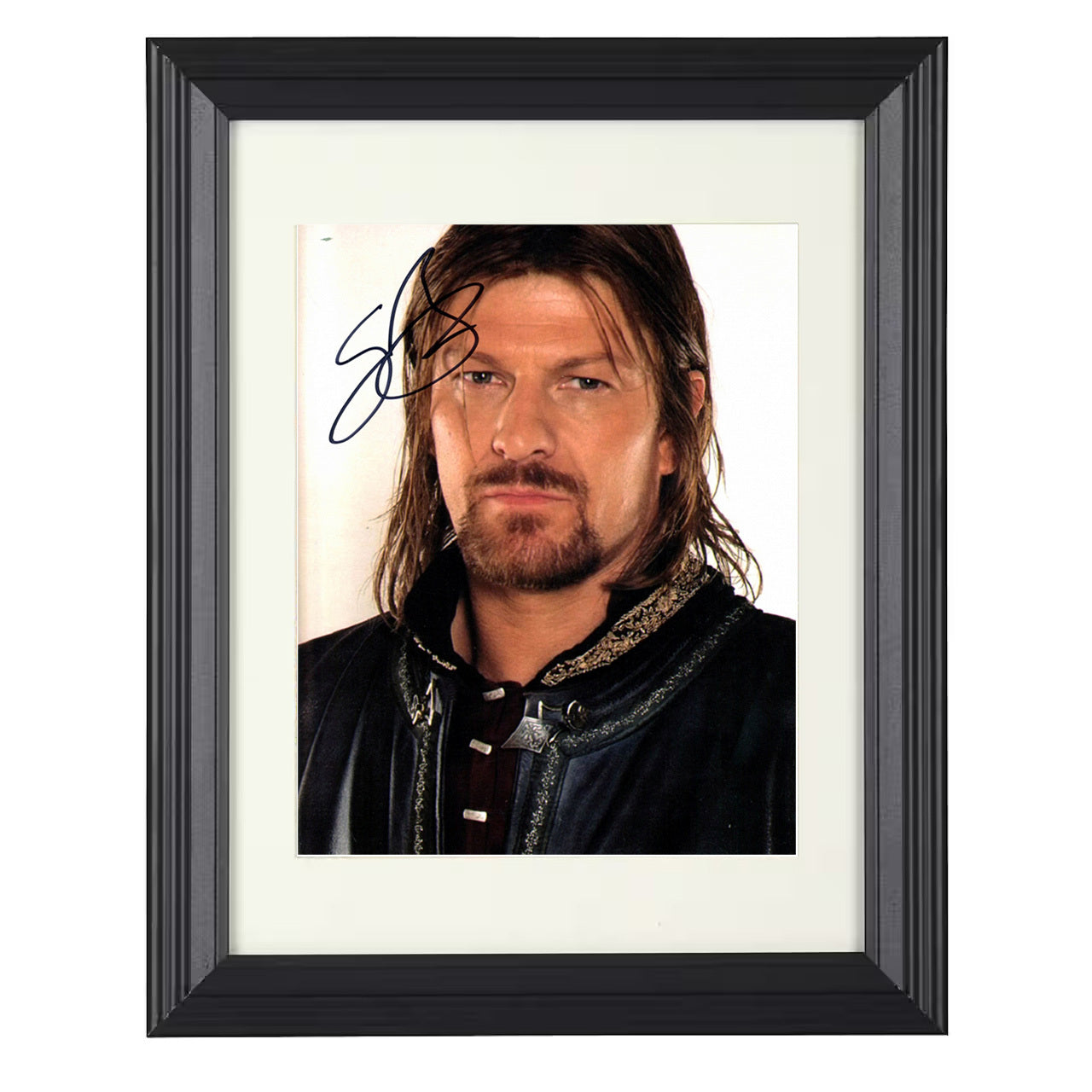 The Lord of the Rings – Sean Bean Boromir Gondor Armor Hero – 8x10 black beveled framed movie wall art