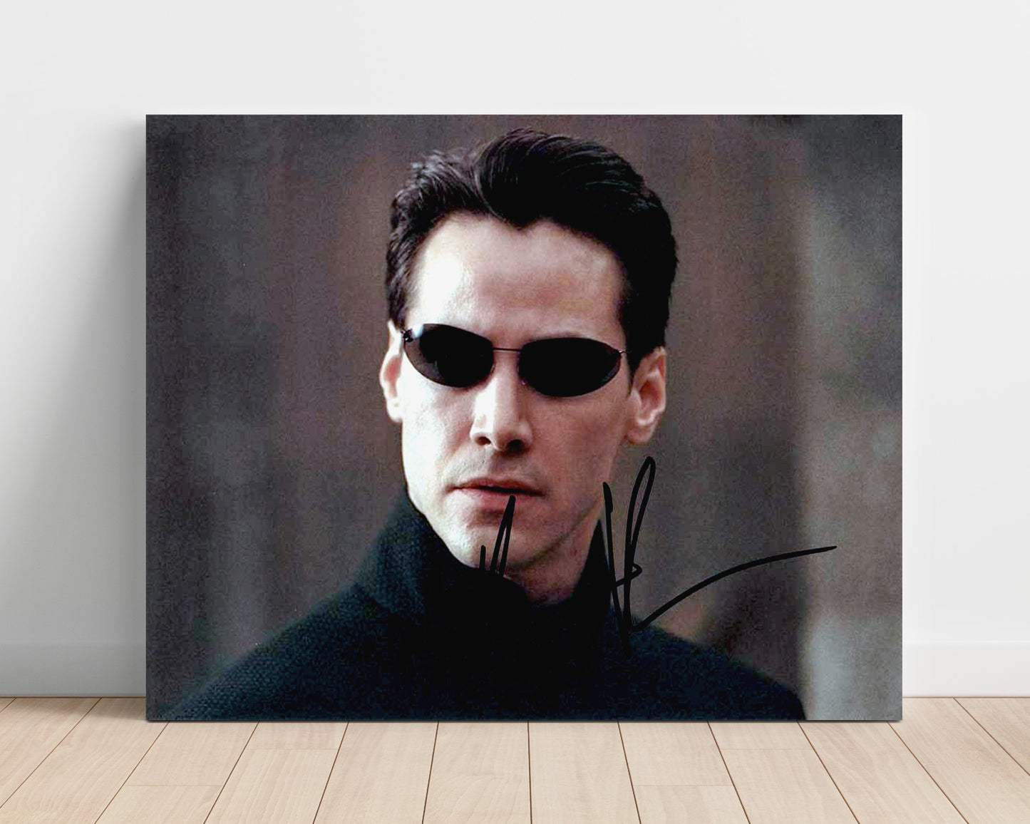 The Matrix - Keanu Reeves - Neo - Black coat calm resolve movie wall art 16x20 Unframed Print