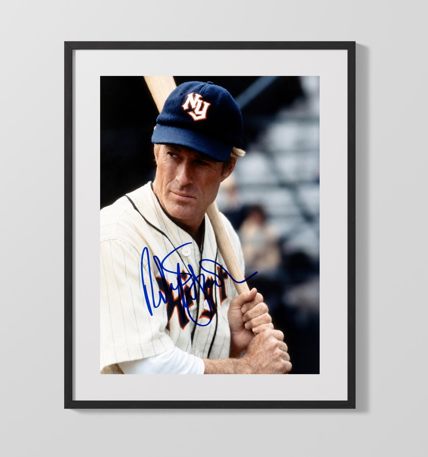 The Natural - Robert Redford - Roy Hobbs Batter Focus Vintage Movie Wall Art - 16x20 Gallery Frame movie decor