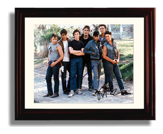 The Outsiders - C. Thomas Howell - Ponyboy Curtis - Greaser street stare movie wall art 8x10 Beveled Frame