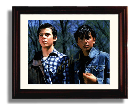 The Outsiders - C. Thomas Howell and Ralph Macchio - Stay gold movie wall art 8x10 Beveled Frame