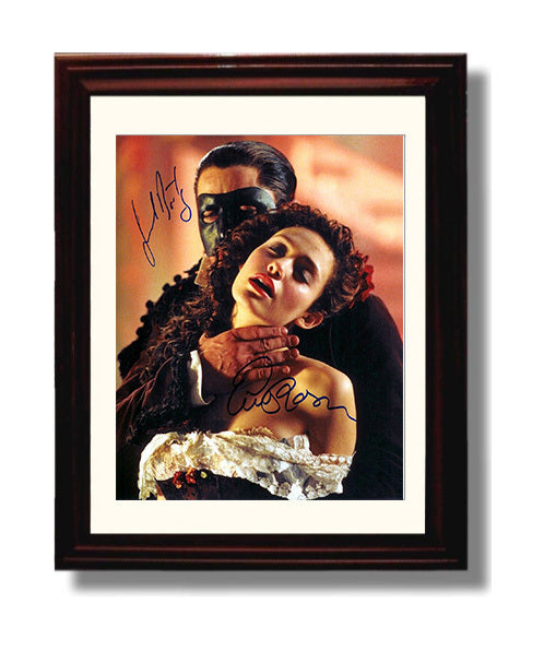 The Phantom of the Opera - Masked Phantom Romantic Gothic Embrace movie wall art 8x10 Beveled Frame