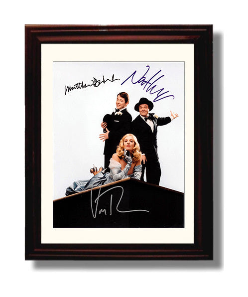 The Producers - Ensemble Cast Broadway Scheme Pose movie wall art 8x10 Beveled Frame