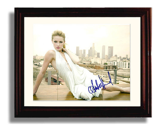 The Rum Diary - Amber Heard - Chenault - Sunlit chaise lounge movie wall art 8x10 Beveled Frame