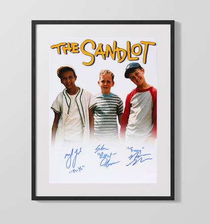 The Sandlot - Ensemble Cast Backyard Baseball Crew - Movies Framed Print