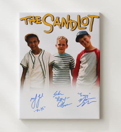 The Sandlot - Ensemble Cast Backyard Baseball Crew movie wall art 20x24 Canvas