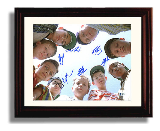 The Sandlot - Smalls and Benny Crew Backyard Legends Forever movie wall art 8x10 Beveled Frame