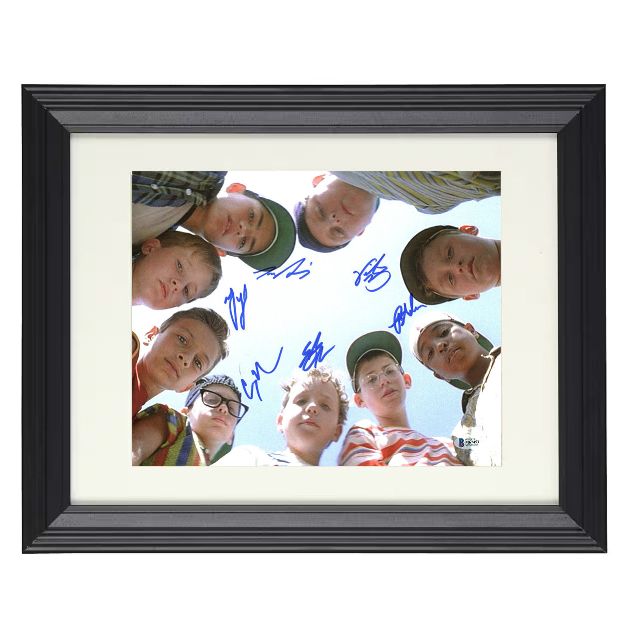 The Sandlot – Smalls and Benny Crew Backyard Legends Forever – 8x10 black beveled framed movie wall art