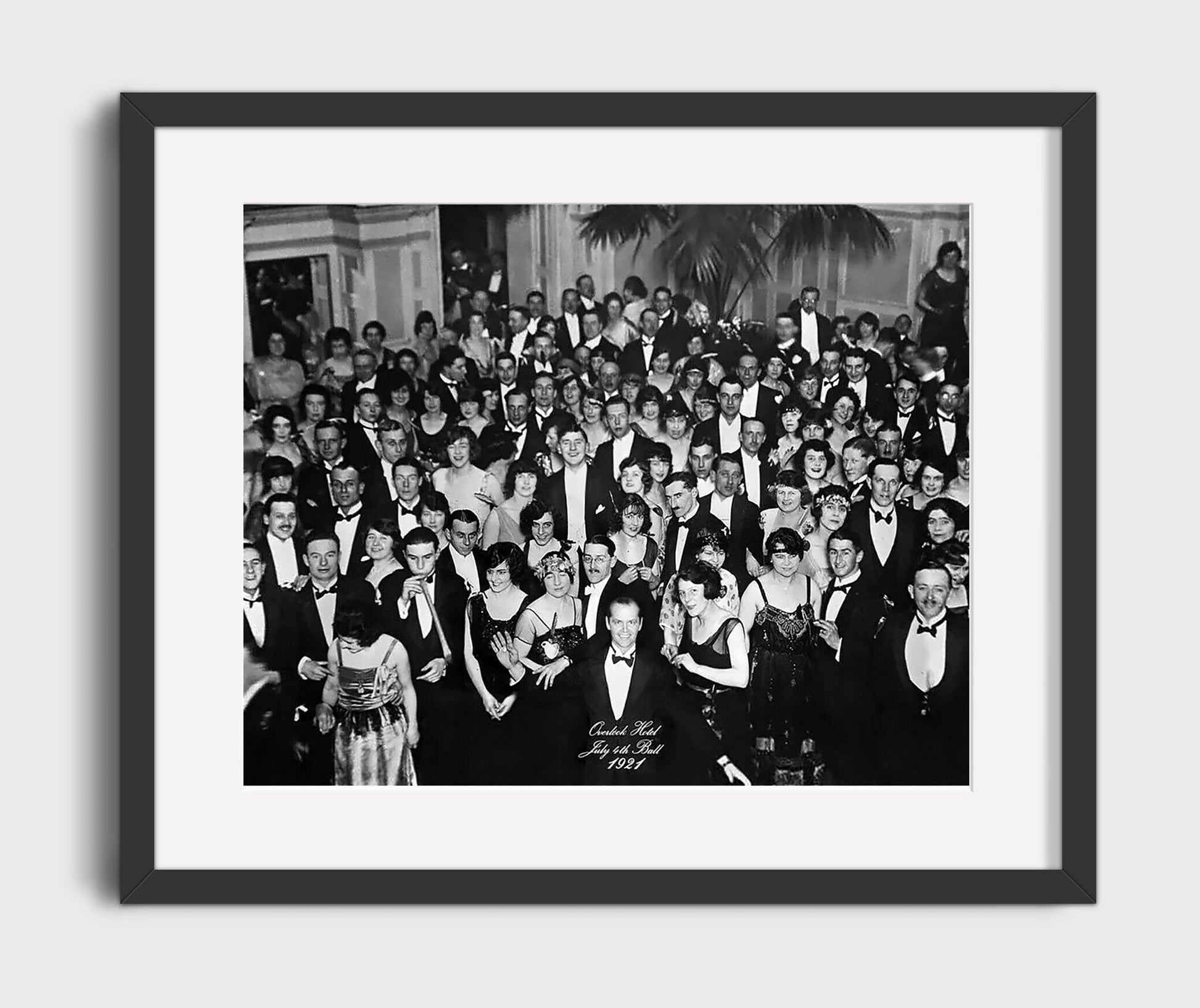 The Shining - Jack Nicholson - Eternal party guest Vintage Movie Wall Art - 16x20 Gallery Frame movie decor