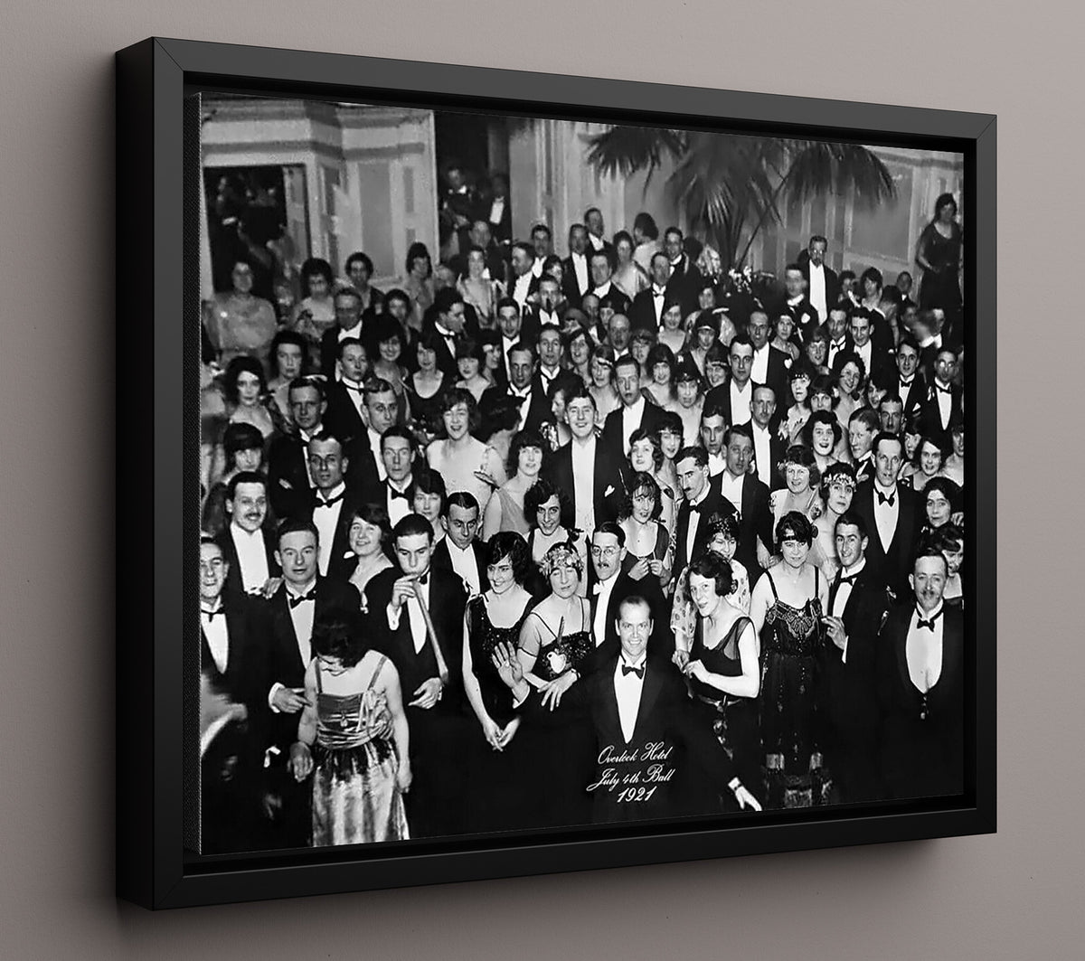 The Shining - Jack Nicholson - Eternal party guest movie wall art 16x20 Framed Canvas