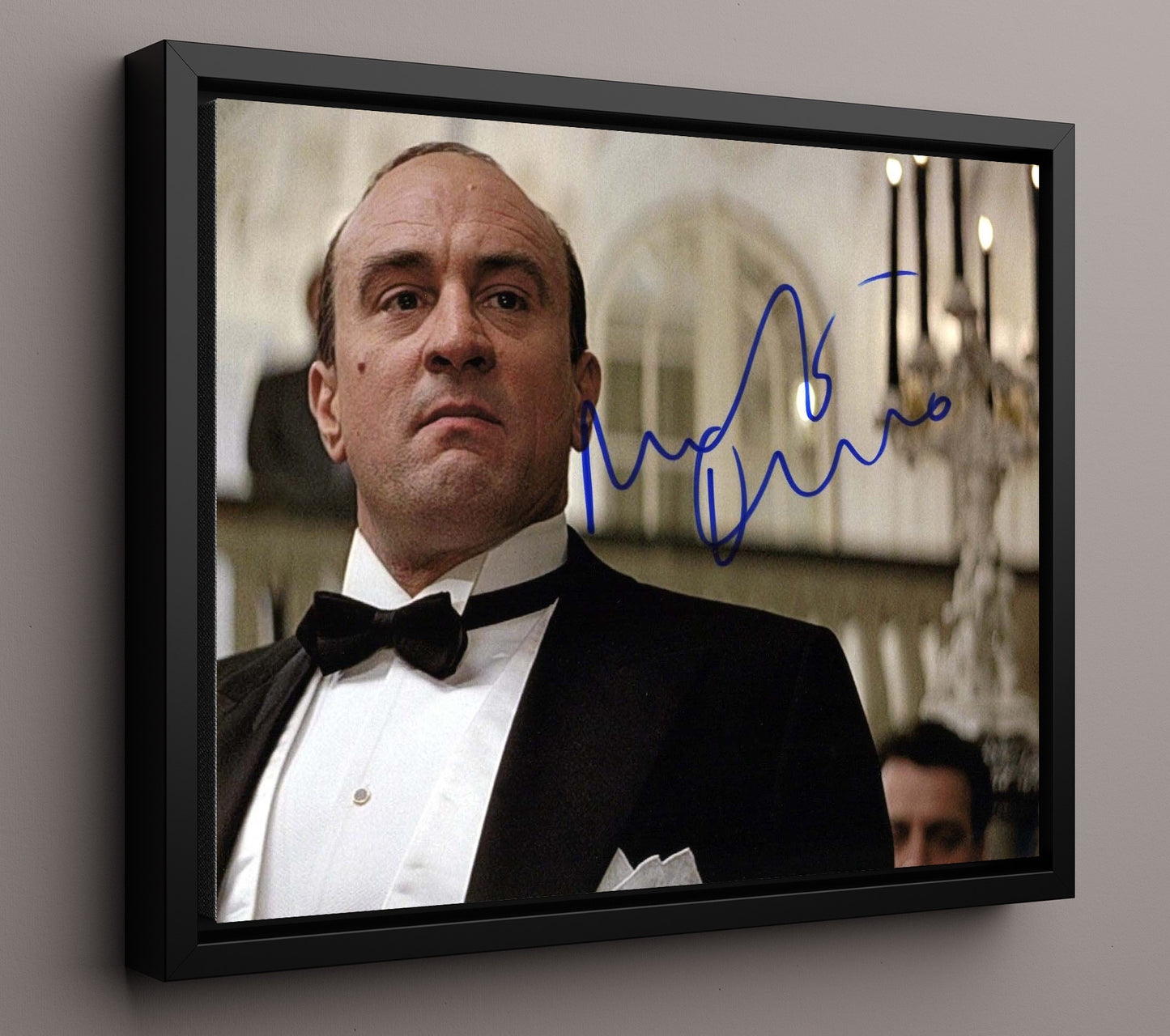 The Untouchables - Robert De Niro - Mob boss chic movie wall art 16x20 Framed Canvas