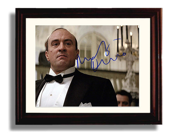 The Untouchables - Robert De Niro - Mob boss chic Vintage Movie Wall Art - 8x10 Beveled Frame movie decor