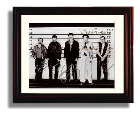 The Usual Suspects - Kevin Spacey - Verbal - Ensemble Cast Lineup movie wall art 8x10 Beveled Frame