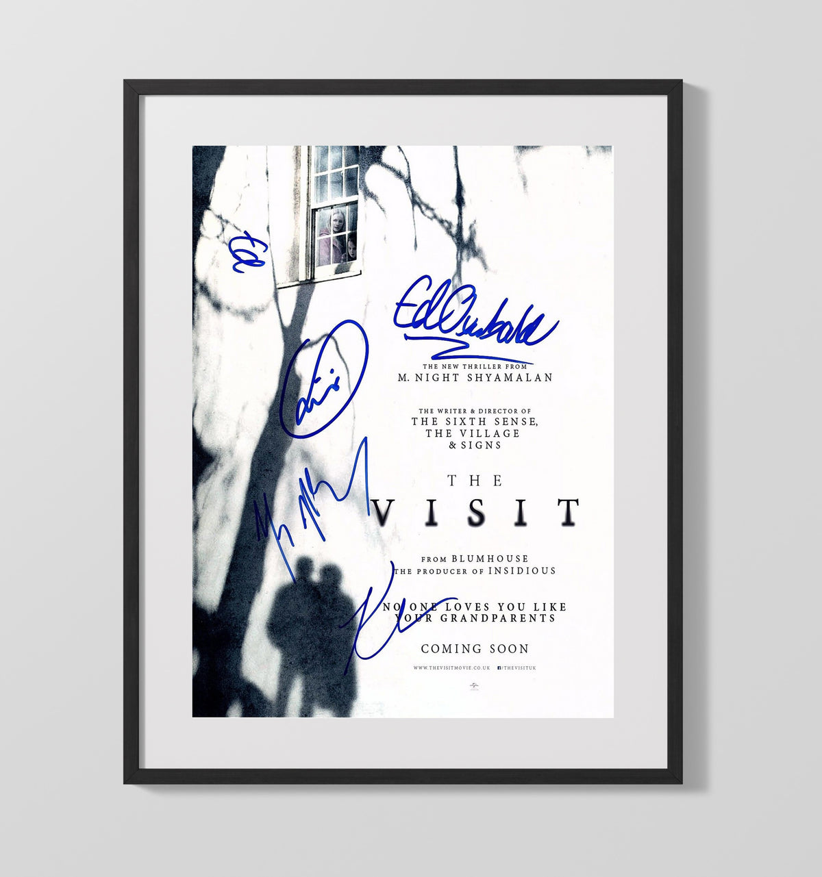 The Visit - Ensemble Cast Grandparent Horror Reveal movie wall art 16x20 Gallery Frame
