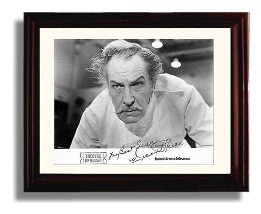 Theatre of Blood - Vincent Price - Edward Lionheart - Intense Stare movie wall art 8x10 Beveled Frame