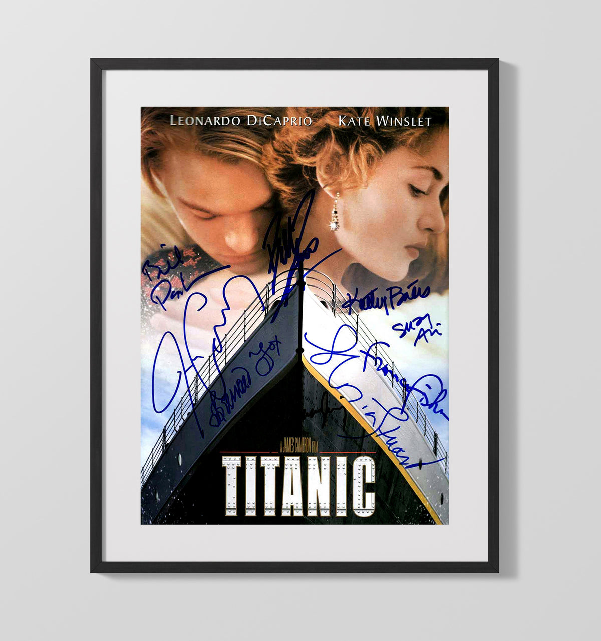 Titanic Cast - Eternal Voyage movie wall art 16x20 Gallery Frame