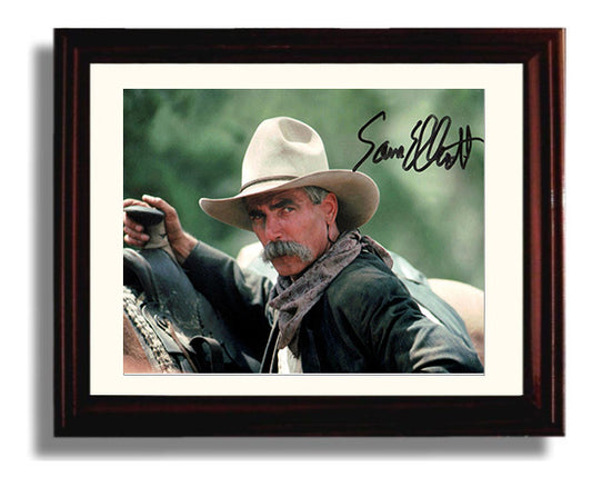 Tombstone - Sam Elliott - Virgil Earp - Gunslinger Stare movie wall art 8x10 Beveled Frame