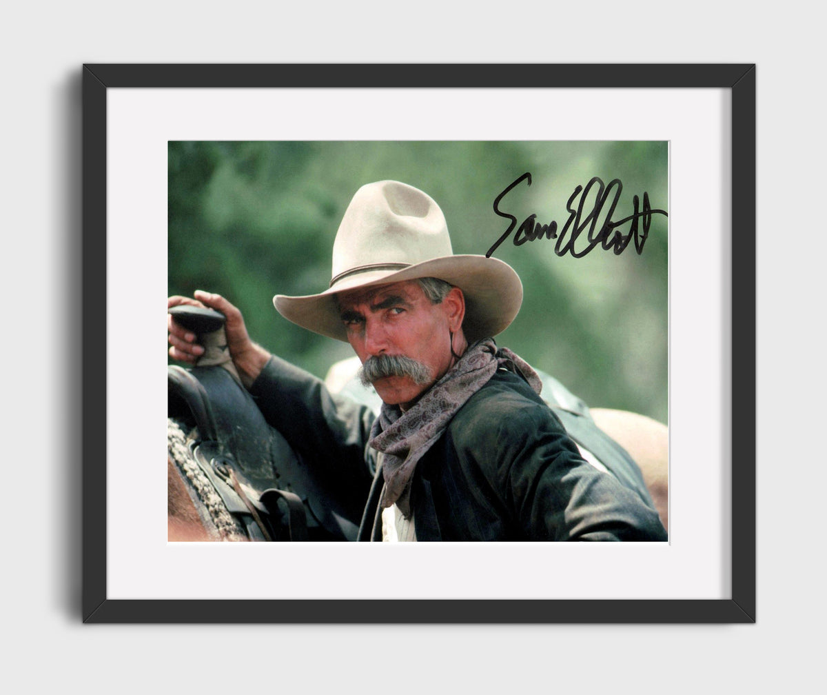 Tombstone - Sam Elliott - Virgil Earp - Gunslinger Stare movie wall art 16x20 Gallery Frame