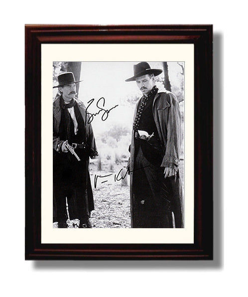 Tombstone - Western Showdown movie wall art 8x10 Beveled Frame