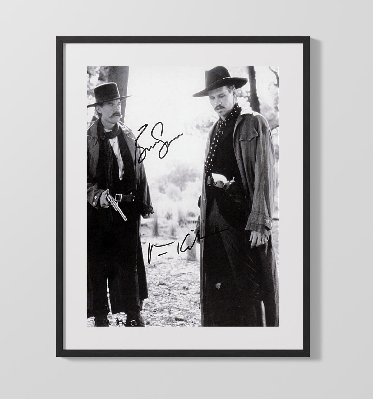 Tombstone - Western Showdown movie wall art 16x20 Gallery Frame