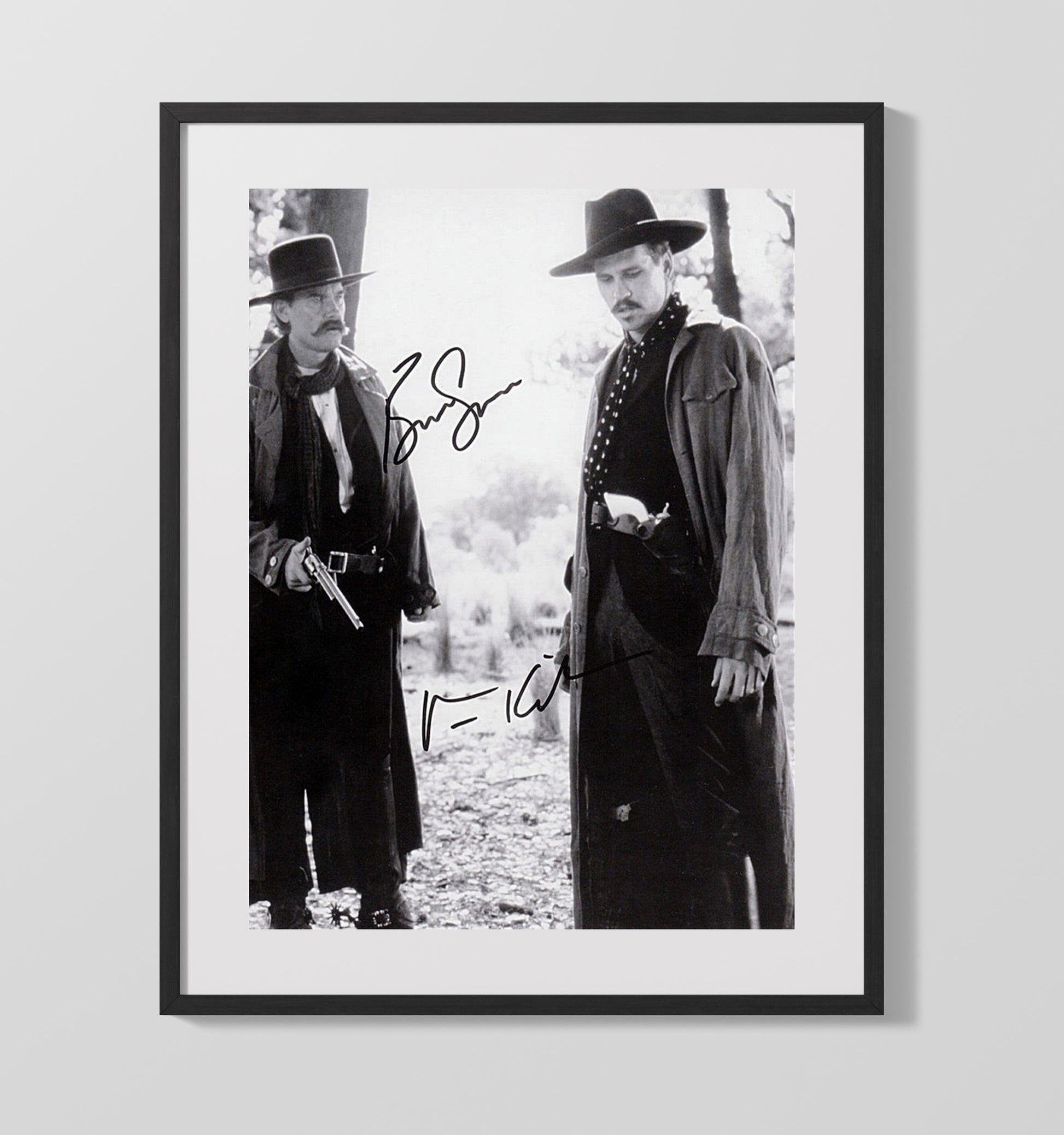 Tombstone - Western Showdown movie wall art 16x20 Gallery Frame