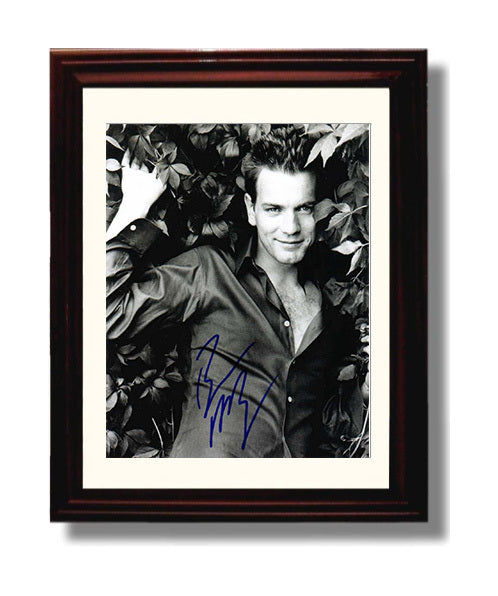 Trainspotting - Ewan McGregor - Mark Renton - Rebel Antihero Attitude movie wall art 8x10 Beveled Frame