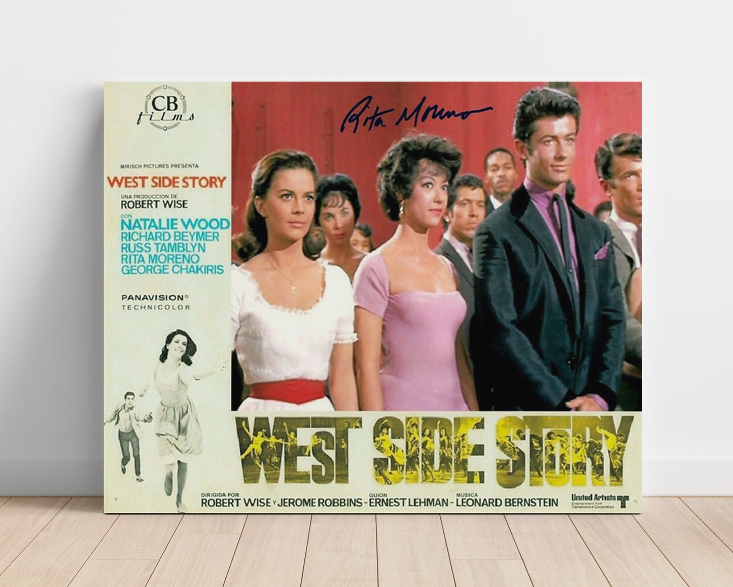 West Side Story - Rita Moreno - Anita - Ensemble Cast - Dance Hall Line movie wall art 16x20 Unframed Print