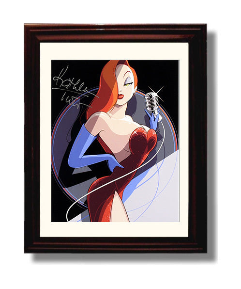 Who Framed Roger Rabbit - Kathleen Turner - Jessica Rabbit - Cabaret movie wall art 8x10 Beveled Frame