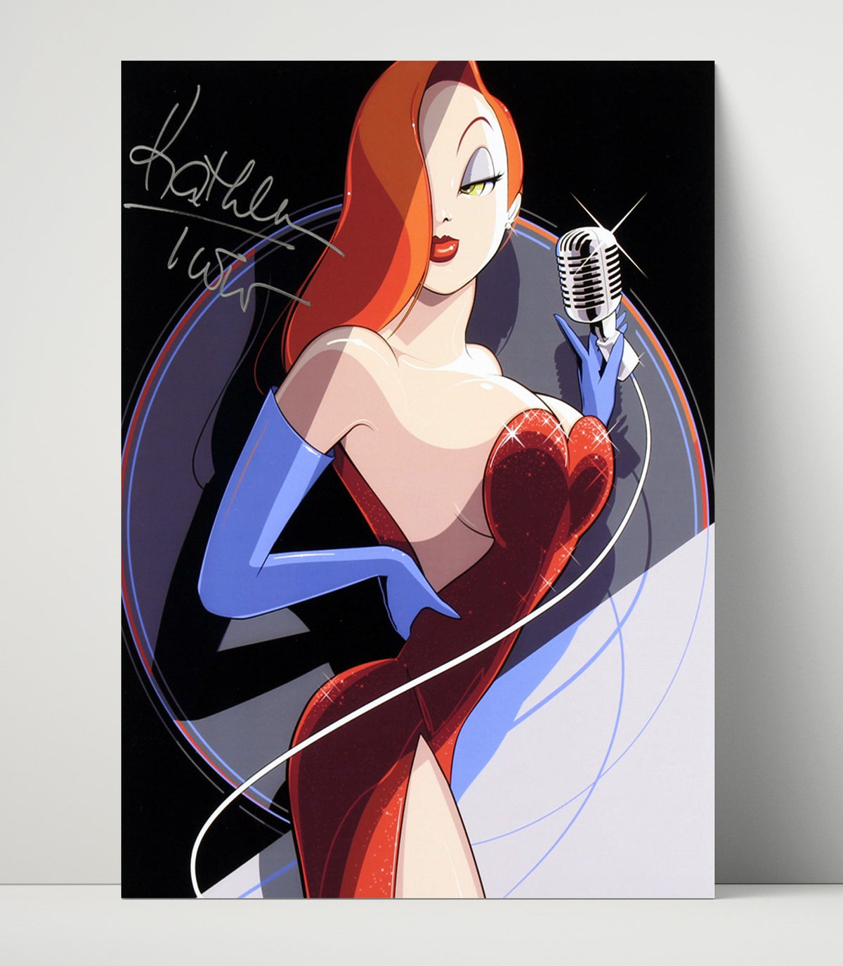 Who Framed Roger Rabbit - Kathleen Turner - Jessica Rabbit - Cabaret movie wall art 16x20 Unframed Print