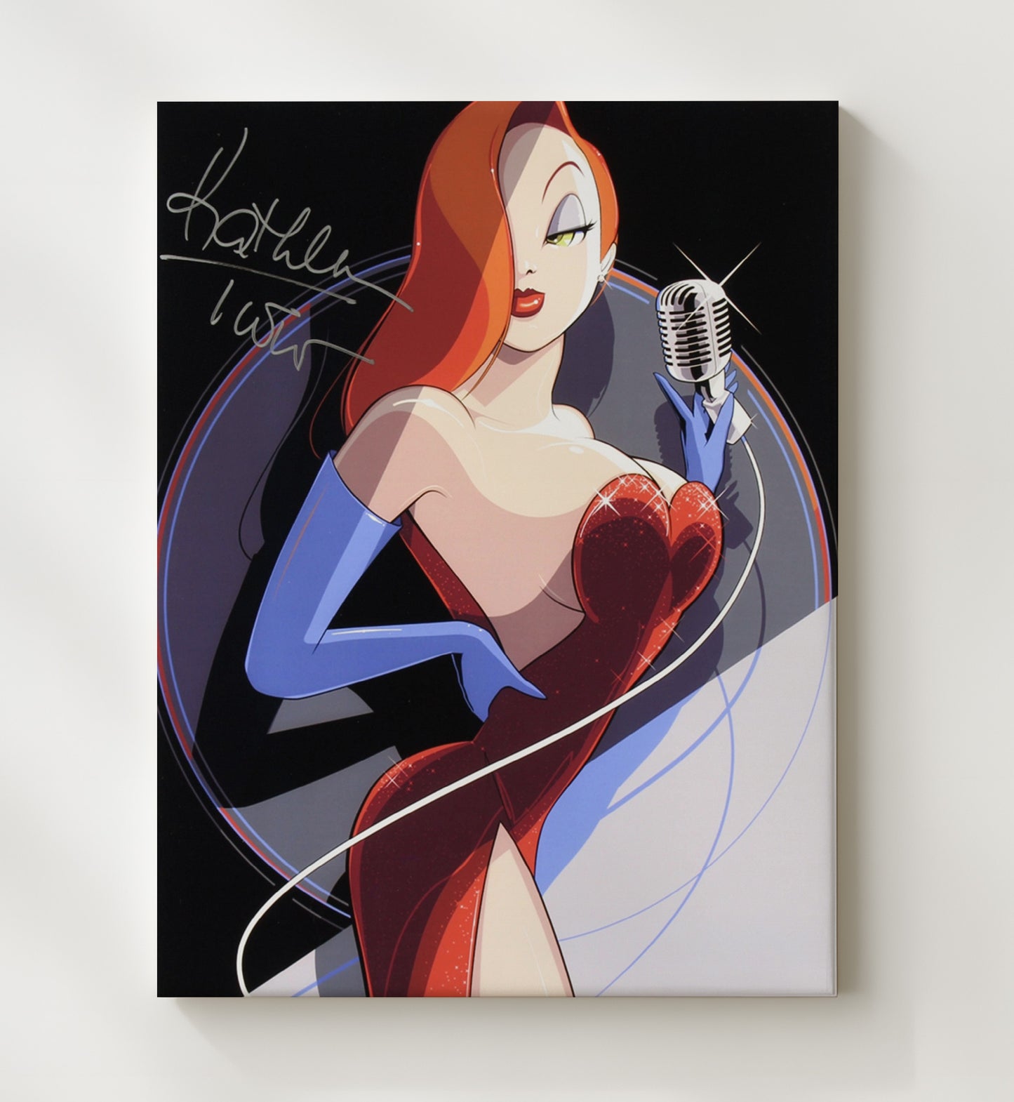 Who Framed Roger Rabbit - Kathleen Turner - Jessica Rabbit - Cabaret movie wall art 20x24 Canvas