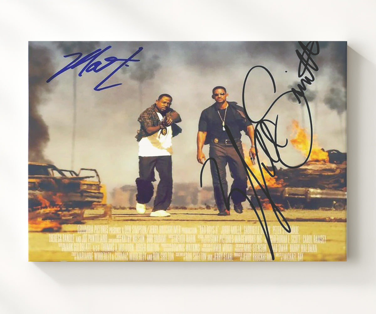 Will Smith and Martin Lawrence - Bad Boys II - Ride or Die Duo movie wall art 20x24 Canvas