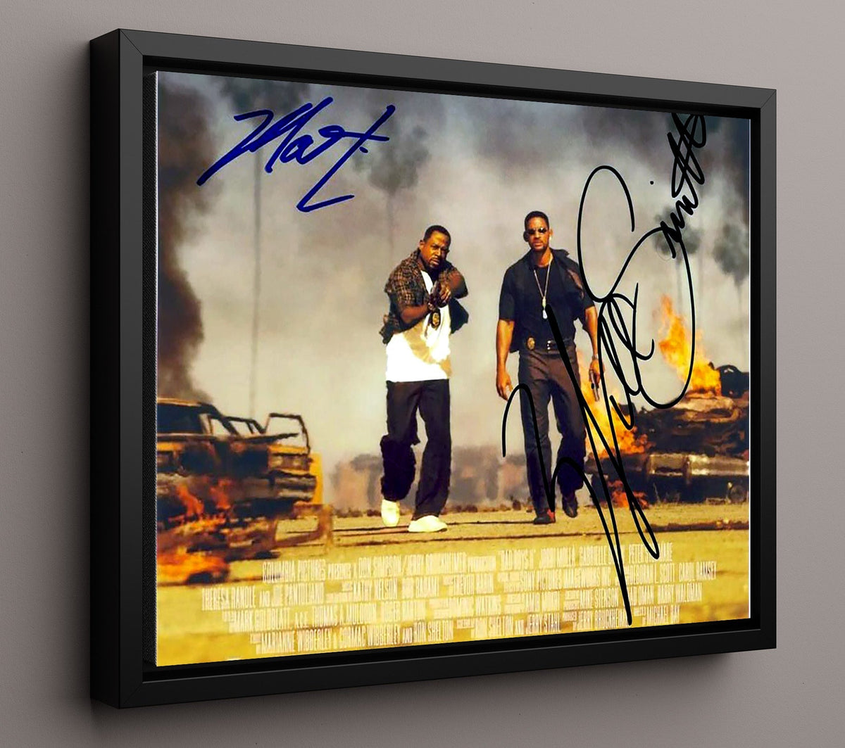 Will Smith and Martin Lawrence - Bad Boys II - Ride or Die Duo movie wall art 16x20 Gallery Frame