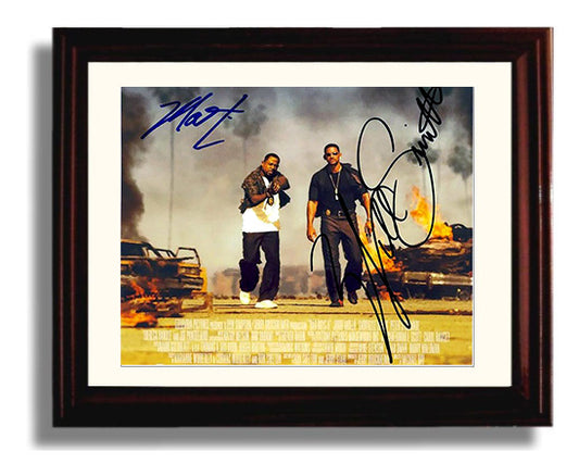 Will Smith and Martin Lawrence - Bad Boys II - Ride or Die Duo movie wall art 8x10 Beveled Frame