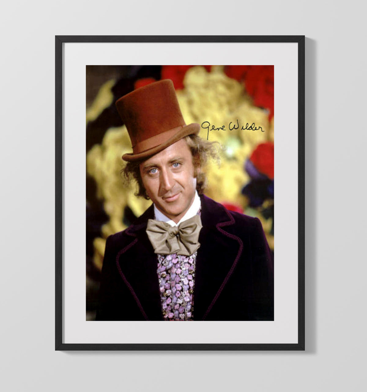 Willy Wonka and the Chocolate Factory - Gene Wilder - Willy Wonka - Curious Candy Entrance movie wall art 16x20 Gallery Frame