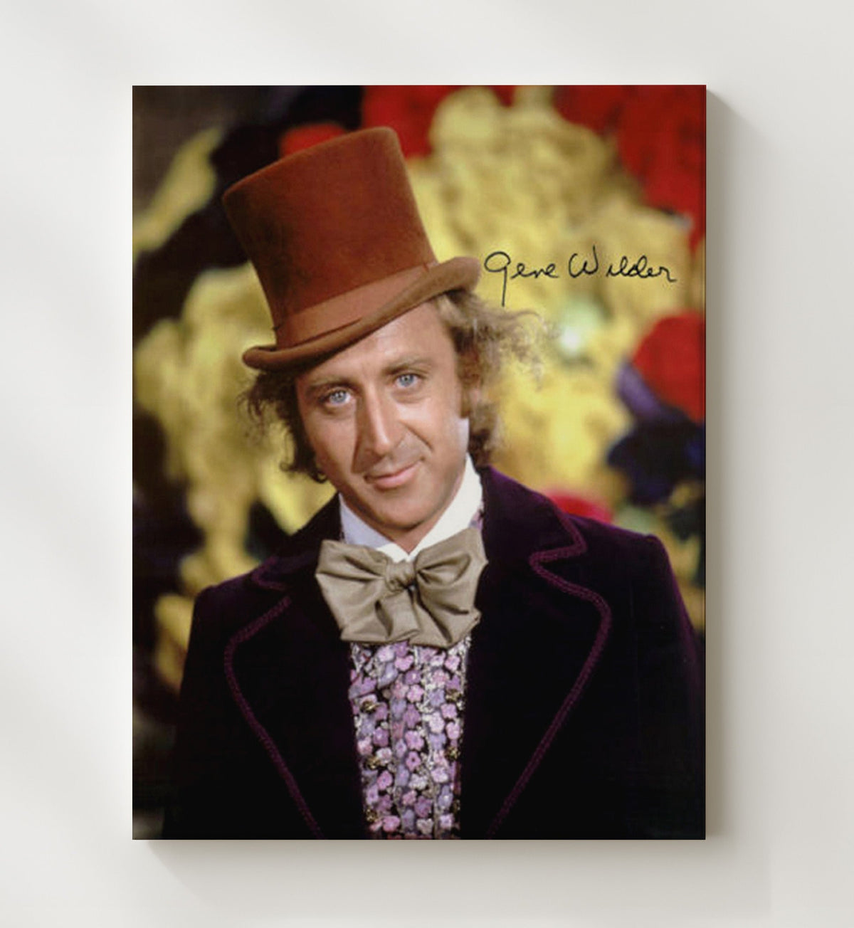 Willy Wonka and the Chocolate Factory - Gene Wilder - Willy Wonka - Curious Candy Entrance movie wall art 8x10 Beveled Frame