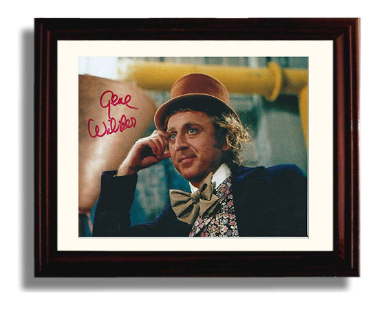 Willy Wonka and the Chocolate Factory - Gene Wilder - Willy Wonka - Factory wonder reveal movie wall art 8x10 Beveled Frame