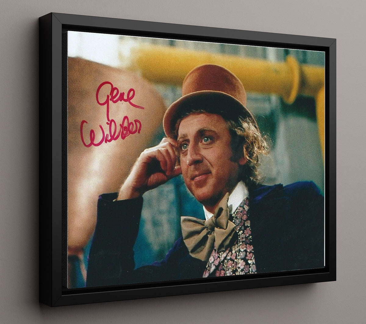 Willy Wonka and the Chocolate Factory - Gene Wilder - Willy Wonka - Factory wonder reveal movie wall art 16x20 Gallery Frame