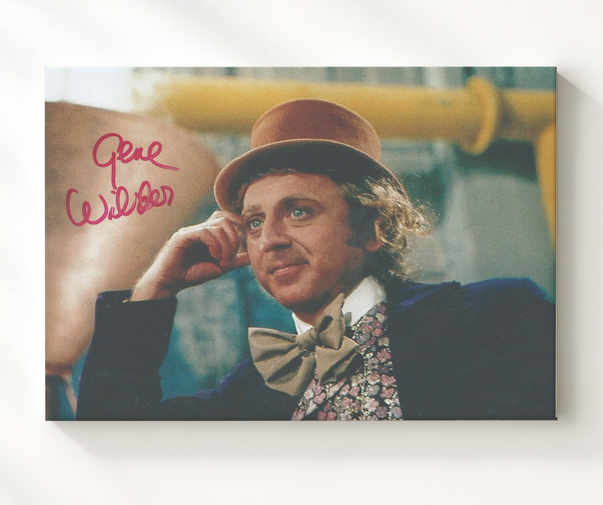 Willy Wonka and the Chocolate Factory - Gene Wilder - Willy Wonka - Factory wonder reveal movie wall art 8x10 Beveled Frame
