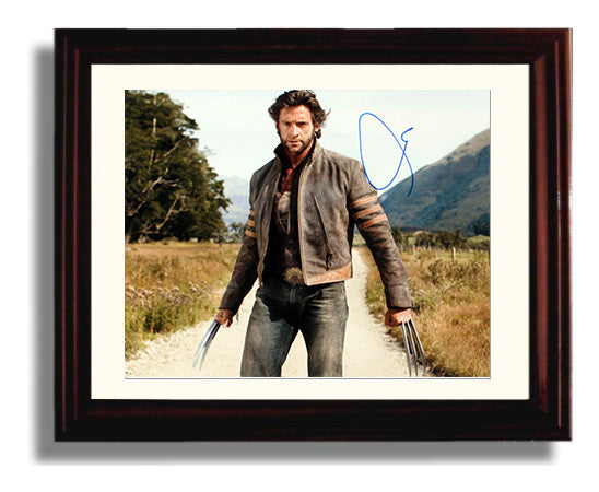 X-Men - Hugh Jackman - Wolverine - Claws Ready Vintage Movie Wall Art - 8x10 Beveled Frame movie decor