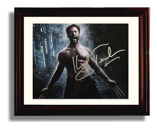 X-Men - Hugh Jackman - Wolverine - Berserker rage unleashed movie wall art 8x10 Beveled Frame